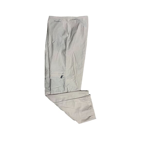 BEBE Cargo Drawstring Lightweight Convertible Pants Women's Size L - Picture 3 of 8